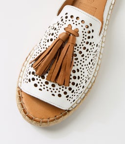 PERILA DF WHITE LEATHER