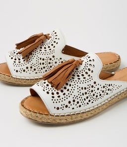 PERILA DF WHITE LEATHER