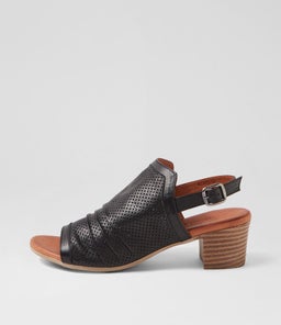 ECHES DF BLACK LEATHER