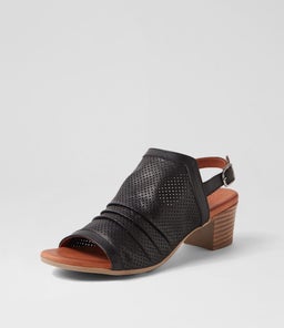 ECHES DF BLACK LEATHER