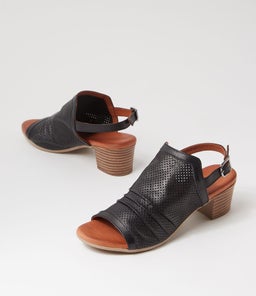 ECHES DF BLACK LEATHER