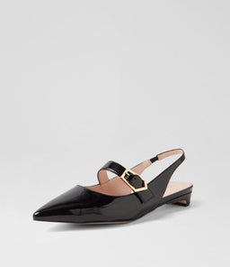 DEANIE DF BLACK PATENT LEATHER