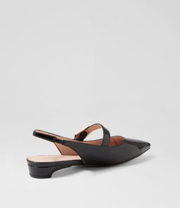 DEANIE DF BLACK PATENT LEATHER