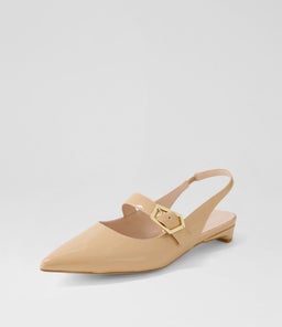 DEANIE DF NUDE PATENT LEATHER