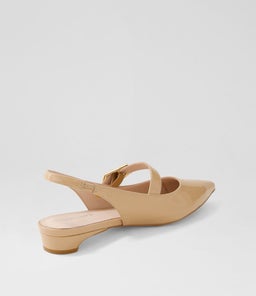 DEANIE DF NUDE PATENT LEATHER