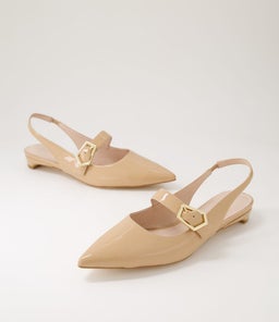 DEANIE DF NUDE PATENT LEATHER