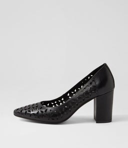 SOSAY DF BLACK LEATHER