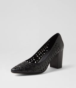 SOSAY DF BLACK LEATHER