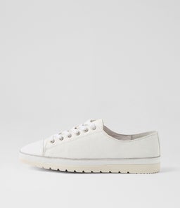 AMITTA DF WHITE WHITE SHRUNKEN LEATHER