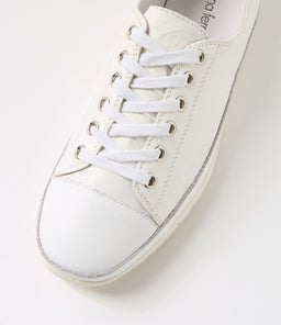 AMITTA DF WHITE WHITE SHRUNKEN LEATHER