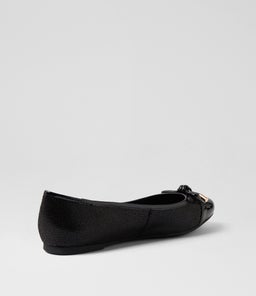 KATTI DF BLACK BLACK SPECKLE PATENT LEATHER