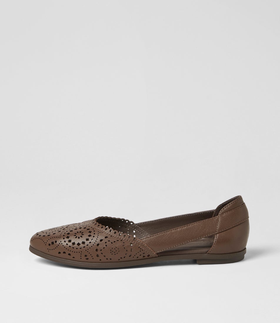 Loama Mocca Leather Ballet Flats Loama Mocca Leather Ballet Flats