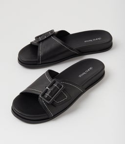 NORDIK DF BLACK BLACK SOLE LEATHER