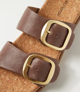 NAESTO DF TAUPE CORK SOLE LEATHER