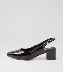 OLLIEN DF BLACK PATENT LEATHER