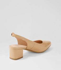 OLLIEN DF NUDE PATENT LEATHER