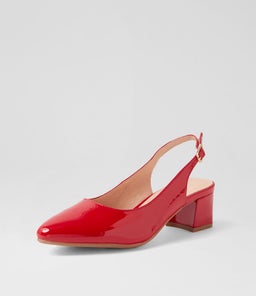 OLLIEN DF RED PATENT LEATHER
