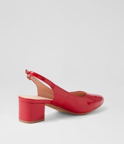 OLLIEN DF RED PATENT LEATHER
