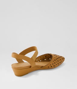 PARI DF DK TAN LEATHER