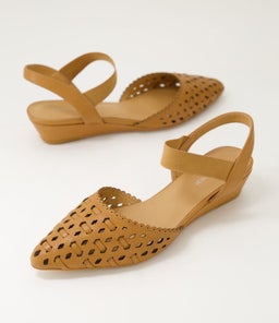 PARI DF DK TAN LEATHER