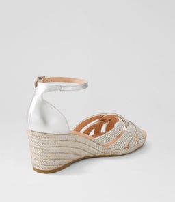 JEENA DF SILVER JEWELS LEATHER