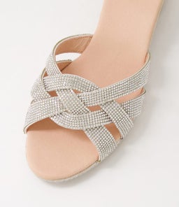 JEENA DF SILVER JEWELS LEATHER