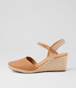 FEEFEE DF LT TAN TUMBLE LEATHER
