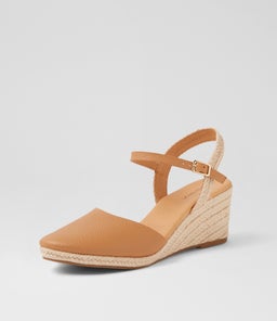 FEEFEE DF LT TAN TUMBLE LEATHER