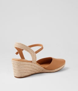 FEEFEE DF LT TAN TUMBLE LEATHER