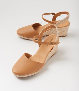 FEEFEE DF LT TAN TUMBLE LEATHER