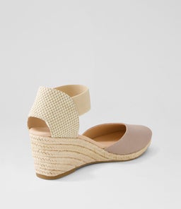 FALECIA DF TAUPE CANVAS ELASTIC