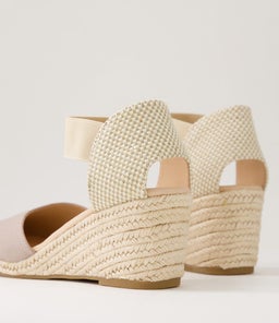 FALECIA DF TAUPE CANVAS ELASTIC