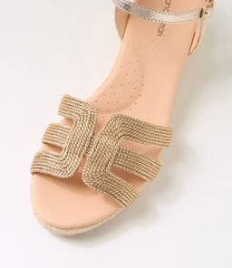 HISPANI DF ROSE GOLD ROPE LEATHER