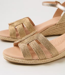 HISPANI DF ROSE GOLD ROPE LEATHER