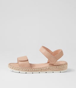 LAREEN DF DK NUDE WHITE SOLE LEATHER