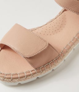 LAREEN DF DK NUDE WHITE SOLE LEATHER