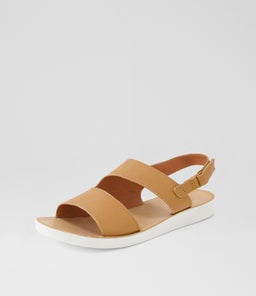 NOWIE DF DK TAN WHITE SOLE LEATHER