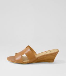 MEMMIA DF TAN NATURAL HEEL LEATHER