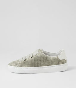 OSUMMER DF SEAFOAM WHITE WOVEN LEATHER