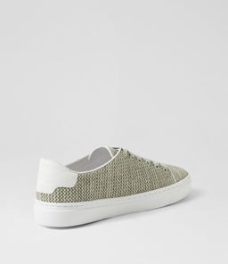 OSUMMER DF SEAFOAM WHITE WOVEN LEATHER
