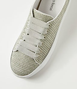 OSUMMER DF SEAFOAM WHITE WOVEN LEATHER