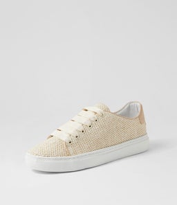 OSUMMER DF CREAM NOUGAT WOVEN LEATHER