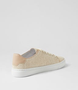 OSUMMER DF CREAM NOUGAT WOVEN LEATHER