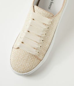 OSUMMER DF CREAM NOUGAT WOVEN LEATHER