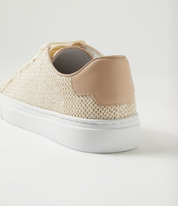 OSUMMER DF CREAM NOUGAT WOVEN LEATHER