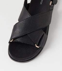 NARLOW DF BLACK LEATHER