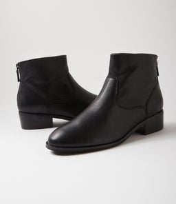 MATCHY DF BLACK BLACK HEEL LEATHER