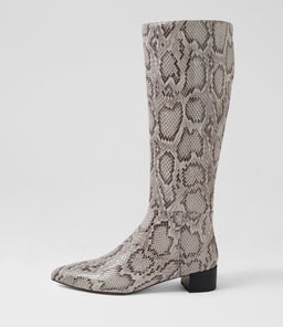 CIPER DF GREY SNAKE LEATHER