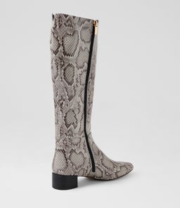 CIPER DF GREY SNAKE LEATHER