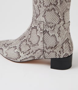 CIPER DF GREY SNAKE LEATHER